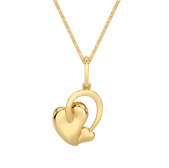 Heart In Heart Pendant